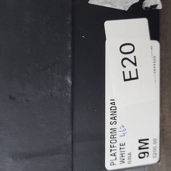 NEW AAJ By Aminah Nina Lace-Up Architectural Wedge White 9 Sandals - Picture 10 of 10